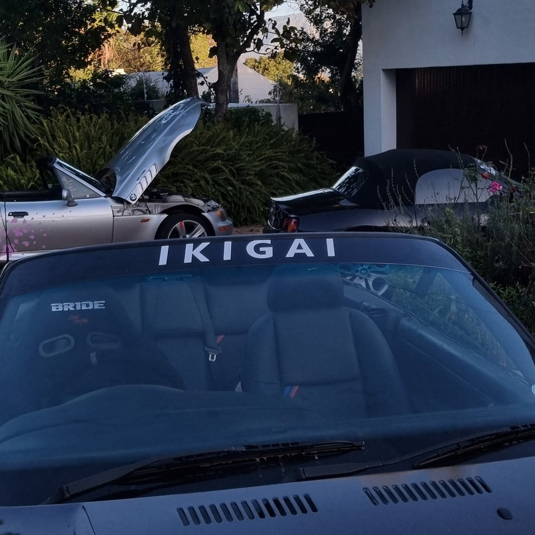 Ikigai Windscreen Banner